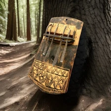 MBIRA KALIMBA AFRICAN MUSICAL INSTRUMENT WALL ART