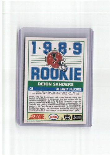 1989 SCORE NFL FOOTBALL FACTORY SET 330 CARDS BARRY SANDERS RC (READ) - Picture 8 of 12