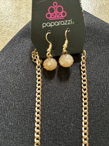 NECKLACE & EARRING SET NWT STATEMENT PIECE STUNNING GORGEOUS - Picture 4 of 5