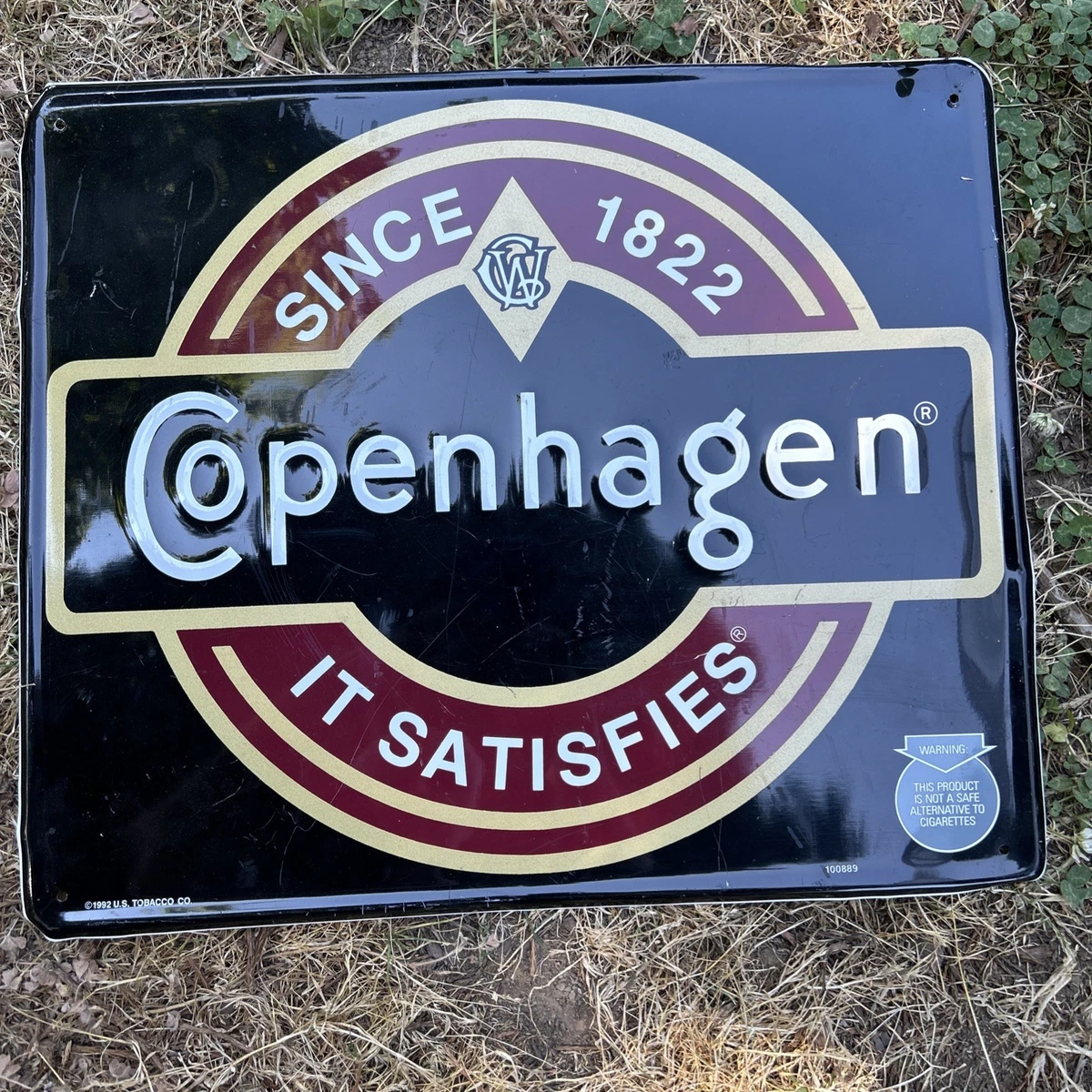 copenhagen tobacco flag Chewing Banner Cigarette Display Approx. 45 X 8 1/2 Copenhagen Tobacco Patch - Etsy