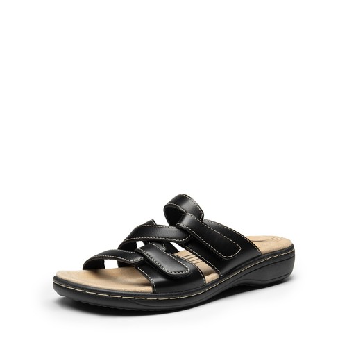 Women Slides Sandals Arch Support Flat Sandals Comfort Soft Cushion Sandals - Picture 2 of 45
