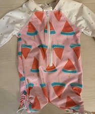 Snapper Rock Watermelon Long Sleeve Bathing Suit Size 6-12 Months
