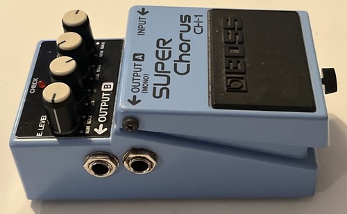 BOSS CH-1 SUPER Chorus Guitar Effects Pedal 1997 #235 Analog Circuit DHL or EMS - Picture 7 of 9