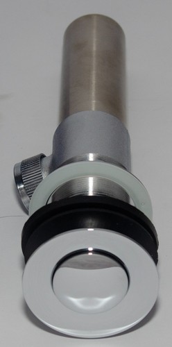 GROHE Lavatory Sink Pop-up Drain Assembly in Starlight Chrome (405331045) - Picture 3 of 4