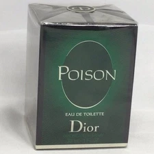 Poison by CHRISTIAN DIOR Eau De Toilette Spray for Women, 1 oz New & Sealed
