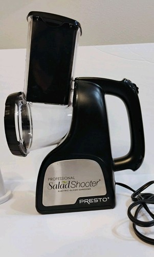 Presto 02970 Professional Salad Shooter Electric Slicer/Shredder, Black - Picture 2 of 4