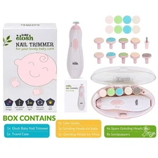 Electric Baby Nail File Trimmer/Manicure Toddler Toes Trim Nails Polish Care Set