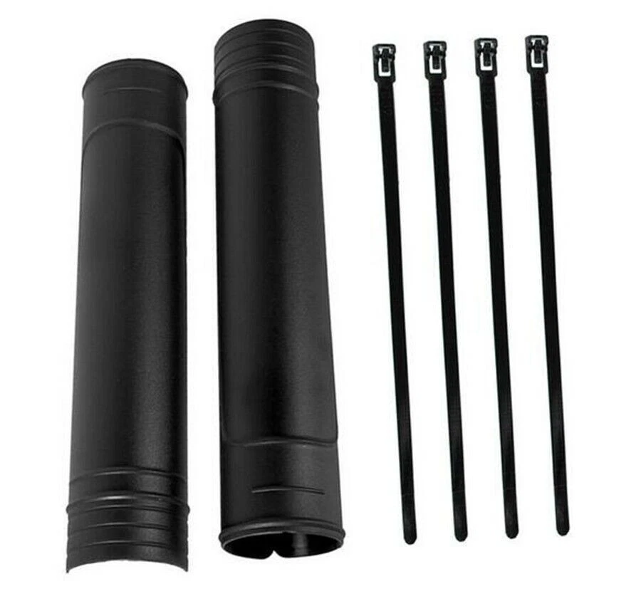 2 PIEZAS Horquilla Motocicleta Cubierta Goma Amortiguador Protector Protector Para On/Off Road Foto 2 de 4