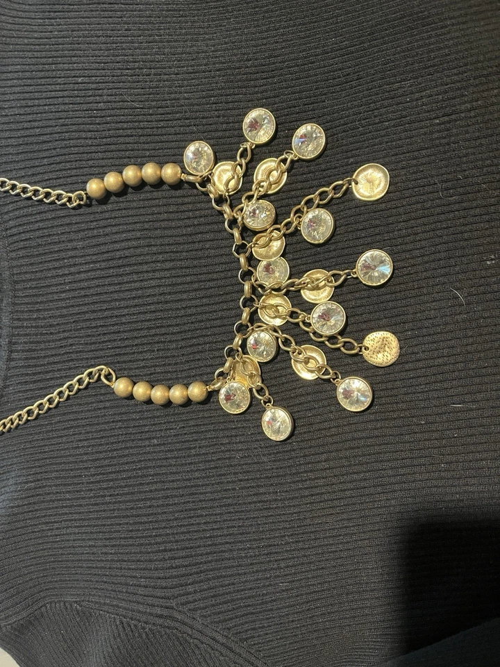 Collar ajustable Silpada 14” pulgadas cristal oro. Foto 2 de 4