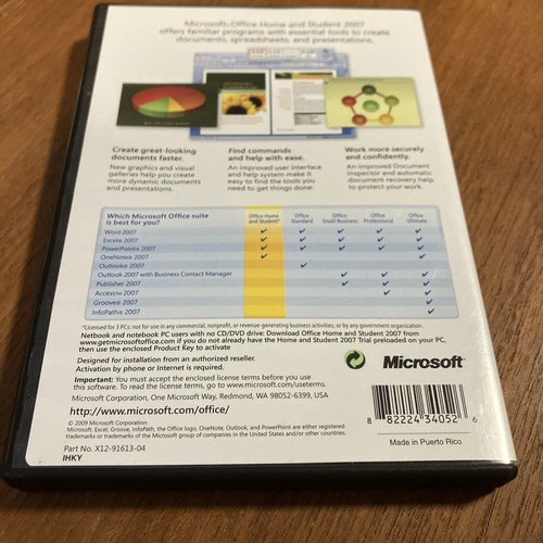 Microsoft Office Home & Student 2007 Service Desk Edition Includes Product Key - Picture 3 of 4