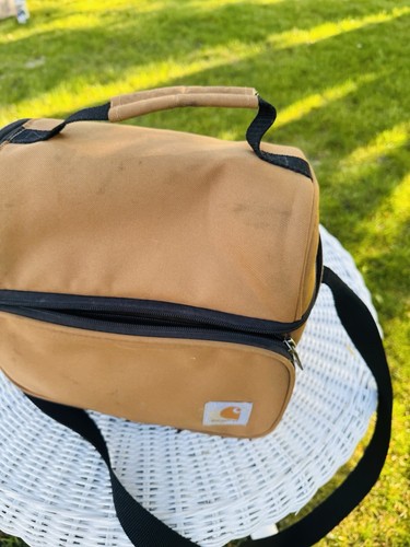 Carhartt Lunch Kühltasche Deluxe zwei Fächer braun isoliert - Bild 8 von 19