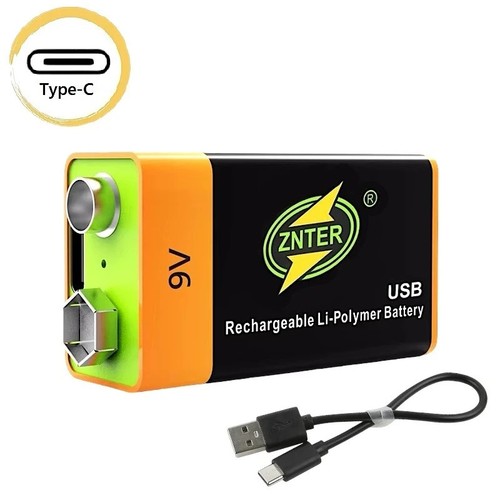 Znter 9v rechargeable battery li-Polymer battery 6300mWh 700mAh - Picture 8 of 8