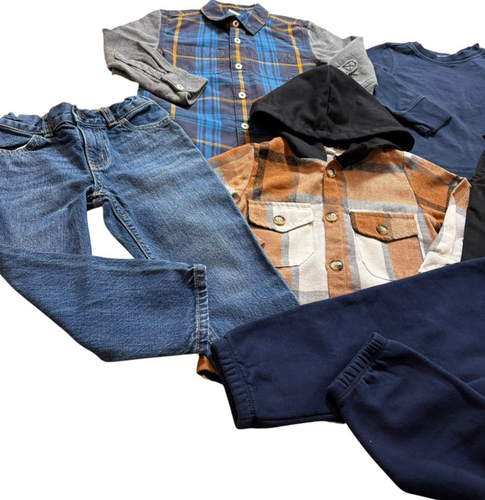 Boys 2T Clothing Lot 9Pc – Jeans, Joggers, Tops, Flannel, Sweatshirts – EUC - Picture 2 of 16