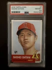 Topps 2018 Living Set Shohei Ohtani Rookie #7 PSA 8.5 Angels