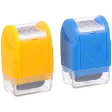 2 Pcs Identity Theft Prevention Stamps Hand-held Security Address Blocker
