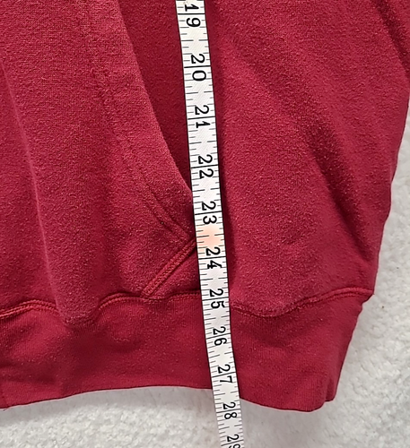 Indiana Hoosiers IU Basketball Full Zip Hoodie Spell Out Pockets J America XL - Picture 17 of 24