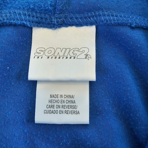 Sonic the Hedgehog 1 Piece Size Large 10/12 Sleeper sleepwear Pajamas Costume - Picture 7 of 12