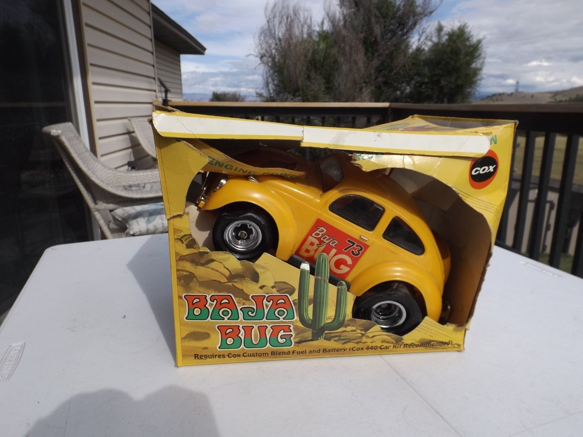 COX　049  GAS  POWERED  BAJA  BUG Cox Sandblaster .049 Engine Gas Powered Brown #7 Baja Road Racer