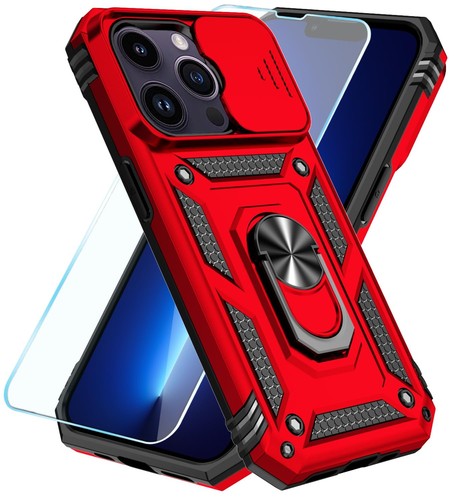 SunStory Kompatibel mit iPhone 13 Pro Hülle mit HD Displayschutz & Slide Cam - Bild 1 von 2