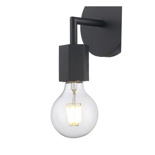 Trans Globe Lighting 22231 Placerville 7" Tall Wall Sconce - Black - Picture 12 of 12