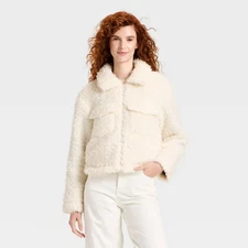 Women's Faux Shearling Jacket - Universal Thread