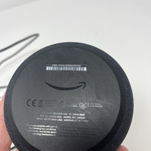 Amazon Echo Dot 3a generazione antracite modello D9N29T testato - Foto 6 di 6
