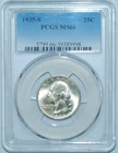 1935 S PCGS MS66 Washington Quarter