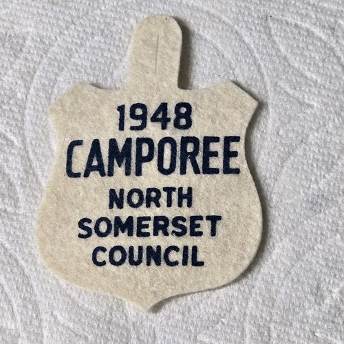 1948 Pfadfinder North Somerset Camporee Aufnäher