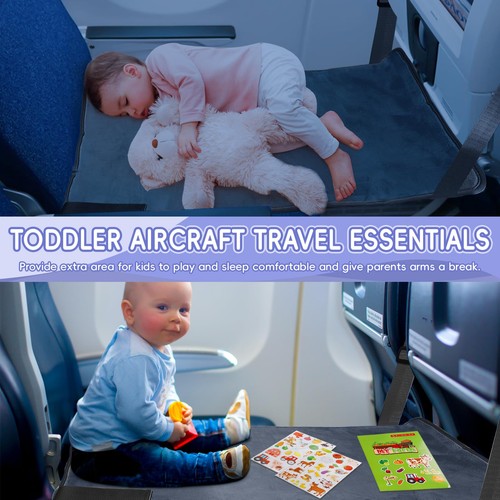 Gocozy Kleinkind Flugzeug Bett, Reise Essentials für Kinder, weiches Kleinkind Flugzeug... - Bild 2 von 6