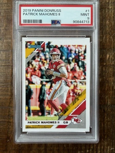 2019 Panini Donruss - Patrick Mahomes II #1 PSA 9 Mint