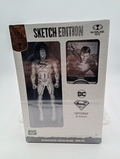 McFarlane DC Multiverse DC Rebirth Superman Sketch Edition Gold Label  NEW