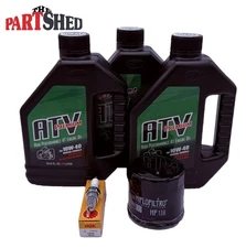 Suzuki LT-F500 Vinson 500 Oil Change Tune Up Kit NGK Spark Plug LTA500F LTF LTA