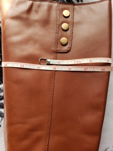 Franco Sarto BOOTS CRISSY Scotch Brown Side Zipper Tall Leather Upper NIB SZ 9M - Picture 8 of 8