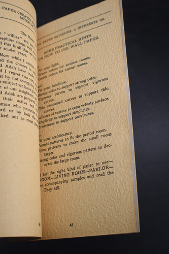 1923 The Practical Book of Wallpaper - James Davis Wallpaper *Chicago* - Picture 3 of 16