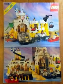 Lego Pirates 6276: Eldorado Fortress (1989) 100% Complete (NO BOX)