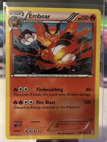 Emboar - (Cosmos Holo) 026/149 Blister Exclusives Holo LP
