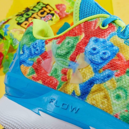 Under Armour UA Curry 1 Flotro Low X Sour Patch Kids 3025633-300 Men 10.5 Shoes - Picture 6 of 22