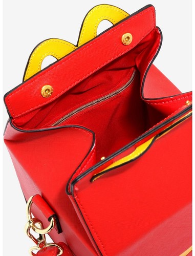 New With Tags McDonald's Happy Meal Box Figural Crossbody Bag Purse IN HAND - Picture 3 of 3
