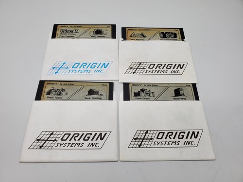 ULTIMA V WARRIORS OF DESTINY (ORIGIN, 1988, COMMODORE 64) CIB RARE Coin & Map - Picture 8 of 14