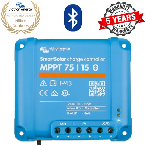 VICTRON ENERGY SMARTSOLAR MPPT 75/15 AMP SOLAR CHARGE CONTROLLER SCC075015060R - Afbeelding 1 van 3