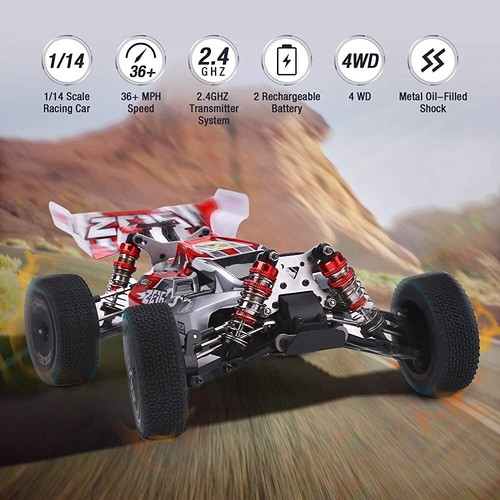 Wltoys 144001 4WD RC Car 60KM/H High Speed 2.4G Remote Control Drift Truck Car - Picture 2 of 14