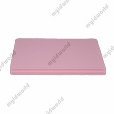 Pink PVC Cards, CR80.30 Mil, Credit Card Size - USA - Pack of 10