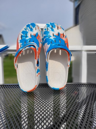 Rot & Blau Herren Clogs (Farbe US-Flagge!) leichtes Gewicht für Outdoor - Bild 7 von 10