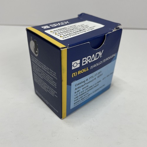 Brady PTL-17-351 Tamper-Resistant Vinyl White B-351 1'' X 0.5'' - Bild 6 von 14