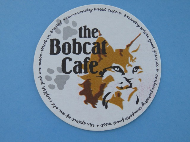 Beer COASTER The BOBCAT Cafe Brewery Bristol Beer COASTER The BOBCAT Cafe Brewery Bristol