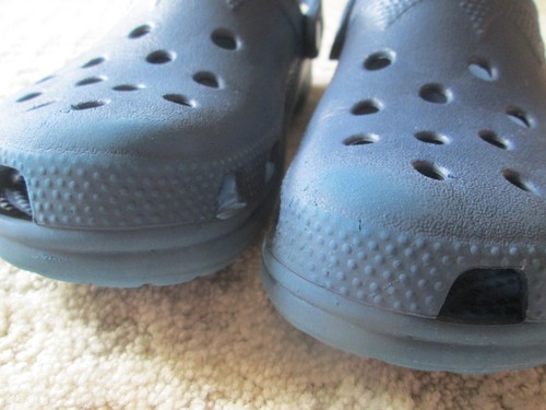 Crocs Unisex Classic Clogs Blau Navy Original Schuhe Damen 6-7 / Herren 4-5 - Bild 5 von 6