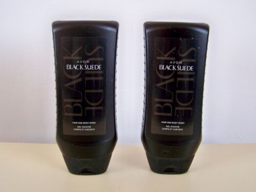 Avon Black Suede  Mens Hair & Body Wash/Shower Gel 250ml  X 2 New  (12) - Picture 1 of 1