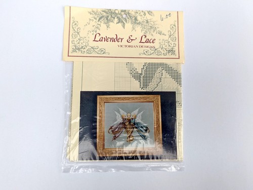 ELIGE Angel of Love Hope Grace Spring Earth, punto de cruz de encaje lavanda nuevo en paquete - Imagen 30 de 41