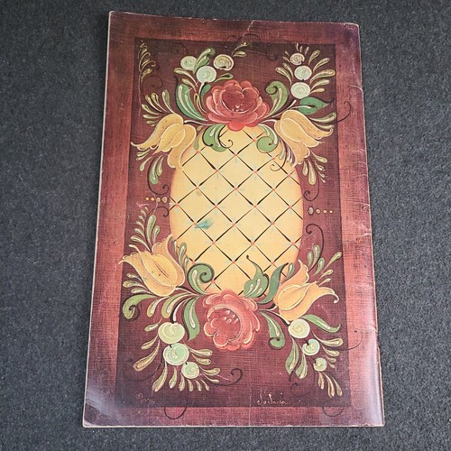 LOT OF 5 VINTAGE FOLK ART PAINT DESIGN BOOKS Basket Crafts Lettering Animals USA - Picture 10 of 12