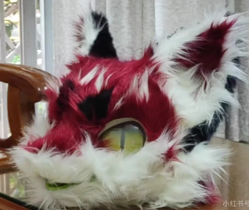 Handmade Fursuit outdoor cosplay - Red (Head)